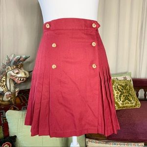 90s Pleated Mini Skirt